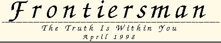 Frontiersman, April 1998