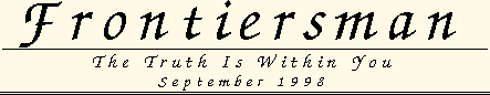 Frontiersman, September 1998