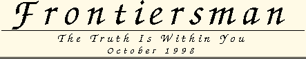 Frontiersman, October 1998